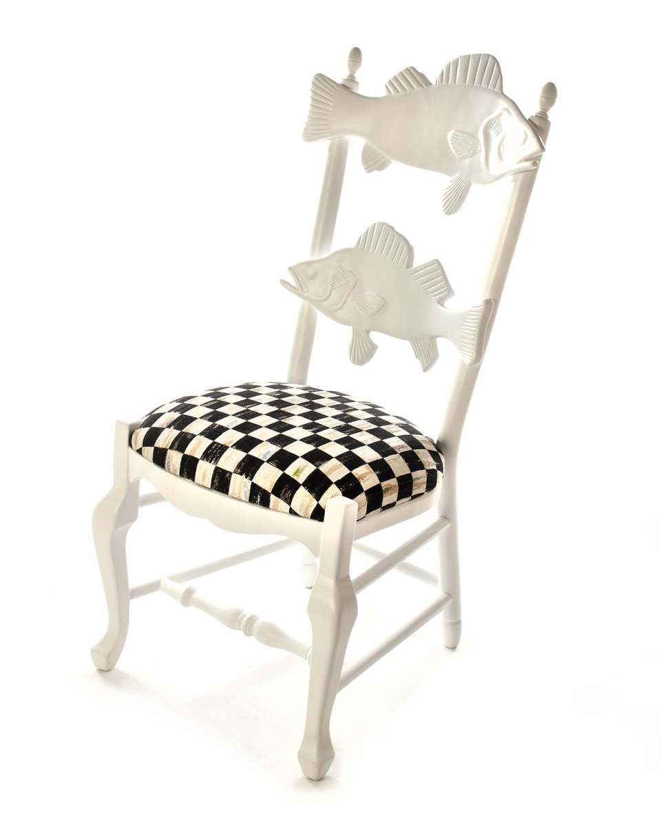 Outdoor Courtly Check Fish Chair